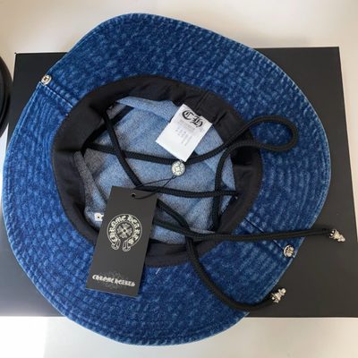 Chrome Hearts Denim Turbo Diesel Crank Bait Fishing Hat — 6
