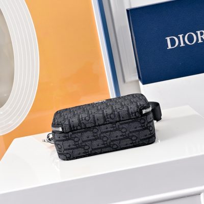 Dior Zipped Pouch with Strap — 3