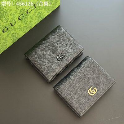 Gucci GG Marmont leather card case wallet — 11