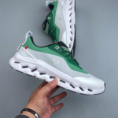 Loewe x On Cloudtilt 2.0 sneakers in a green and white — 4