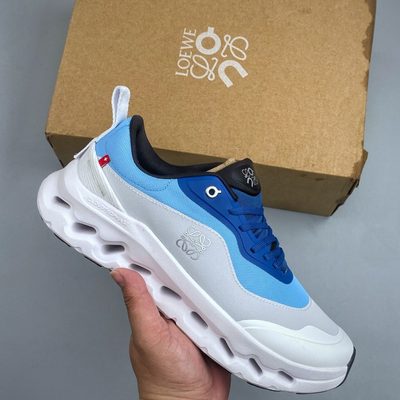 On Running x Loewe Cloudtilt 2.0 blue and white sneakers