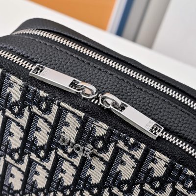 Dior Zipped Pouch with Strap — 3