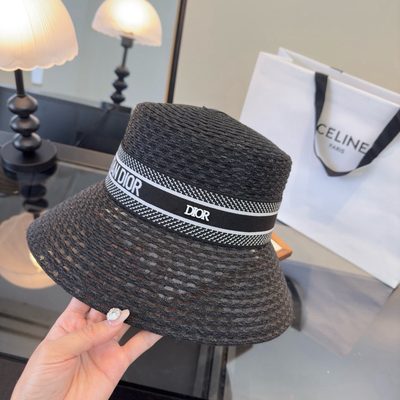 Dior D-Bobby straw bucket hat — 5