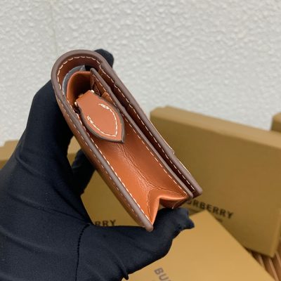Burberry Small Check Folding Wallet — 5