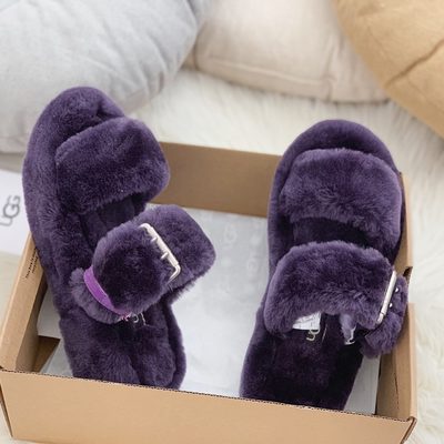UGG Women's Oh Yeah is a fluffy sheepskin sandal — 5