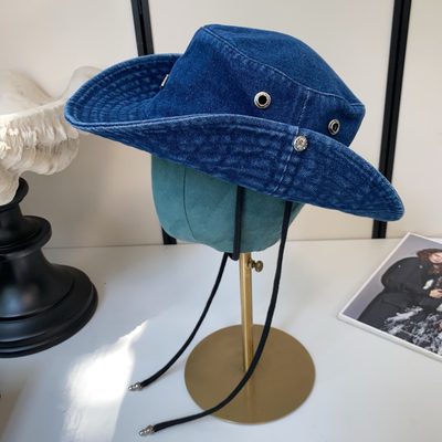 Chrome Hearts Denim Turbo Diesel Crank Bait Fishing Hat — 10