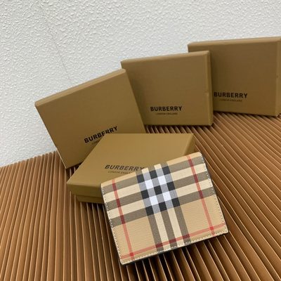 Burberry Small Check Folding Wallet — 3