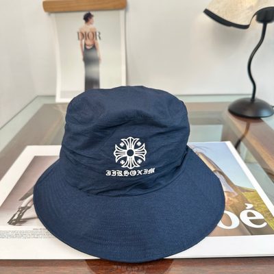 Chrome Hearts dark grey bucket hat — 5