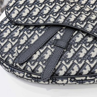 Dior Oblique Jacquard Saddle Bag — 4