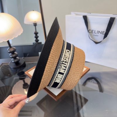 Dior D-Bobby Large Brim Hat — 7