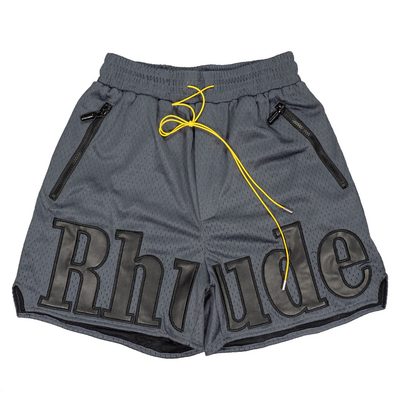 Rhude branded mesh shorts — 5