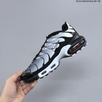 Nike Air Max Plus TN Smokes in black and white — 3