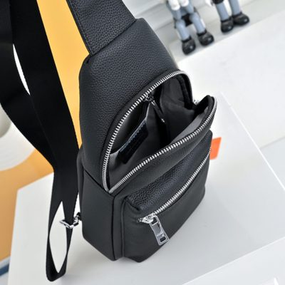 Hermes leather sling bag — 8