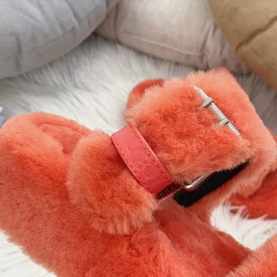 UGG Women's Oh Yeah is a fluffy sheepskin sandal — 3
