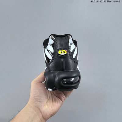 Nike Air Max Plus TN Smokes in black and white — 5
