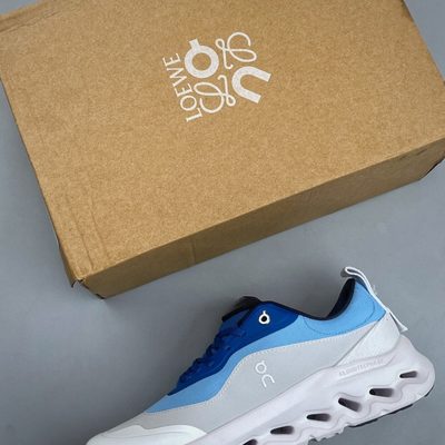 On Running x Loewe Cloudtilt 2.0 blue and white sneakers — 3