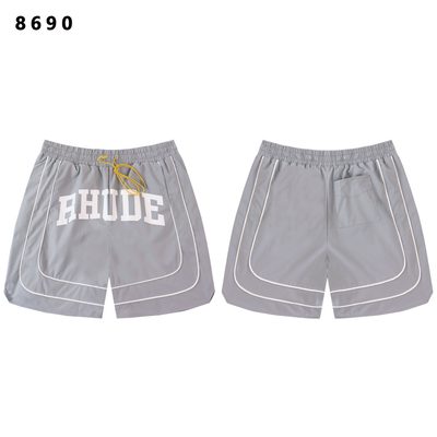 RHUDE Collegiate nylon logo shorts — 3