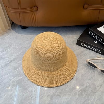 Loewe Anagram Raffia Bucket Hat — 3