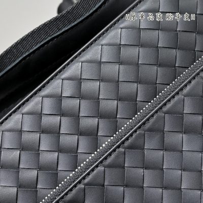 Bottega Veneta black messenger bag — 4