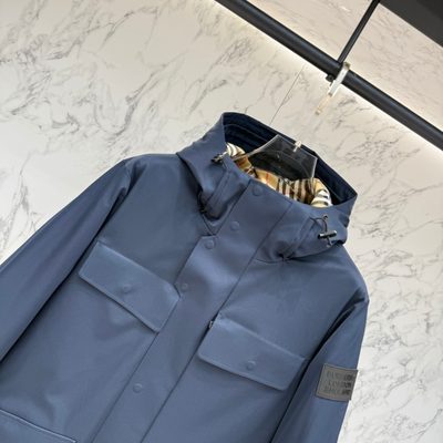 Burberry patch-pocket parka coats — 6