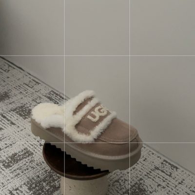 UGG tan suede platform slippers — 7