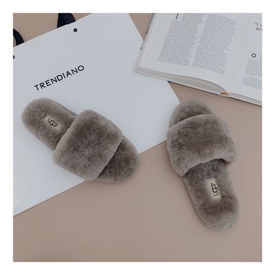 UGG sheepskin slides — 4