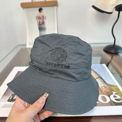 Chrome Hearts dark grey bucket hat — 3