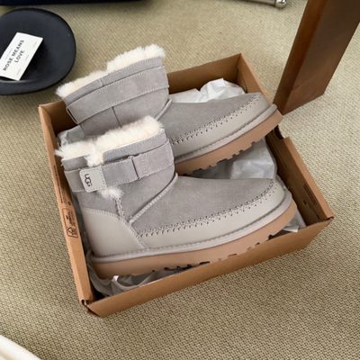 UGG Classic RetroChic Strap Boots — 7