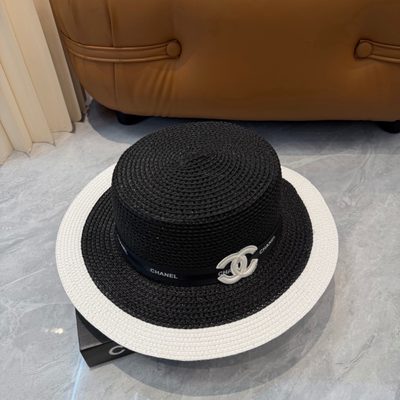 Chanel woven straw hat — 8