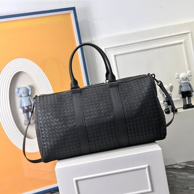 Bottega Veneta Intrecciato leather duffle bag — 6