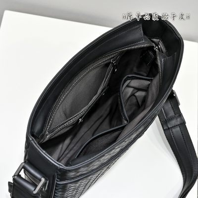 Bottega Veneta black leather crossbody bag — 9