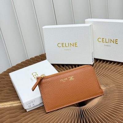 Celine Zipped Card Holder
