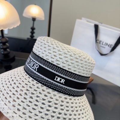 Dior D-Bobby straw bucket hat — 9