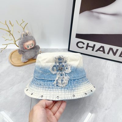 Chrome Hearts denim bucket hat — 8