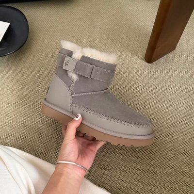 UGG Classic RetroChic Strap Boots — 6