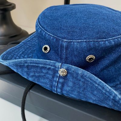 Chrome Hearts Denim Turbo Diesel Crank Bait Fishing Hat — 4