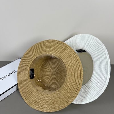 Chanel woven straw sun hat — 7