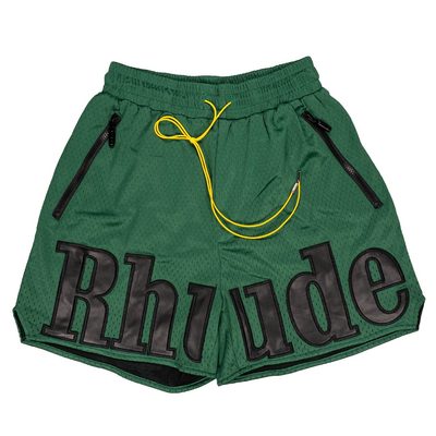 Rhude branded mesh shorts — 4