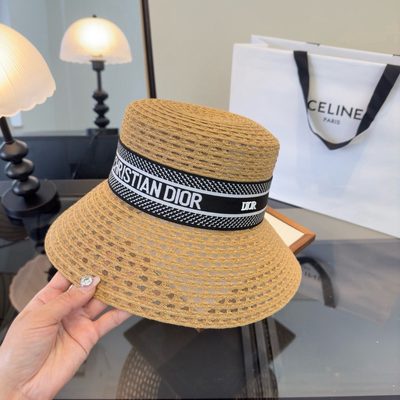 Dior D-Bobby straw bucket hat — 3