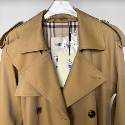 Burberry Long Gabardine Fitzrovia Trench Coat — 5