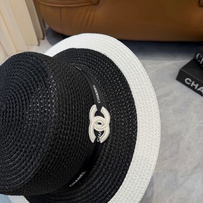 Chanel woven straw hat — 5