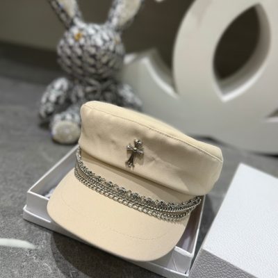 Chrome Hearts flat-top sailor caps — 4