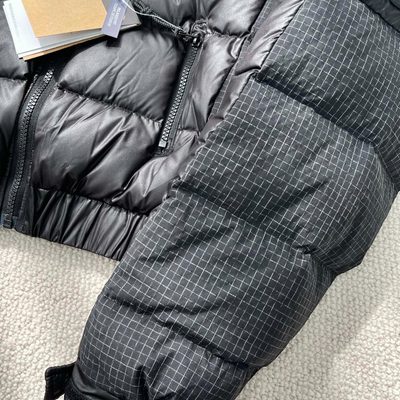 The North Face black cropped puffer jacket — 5