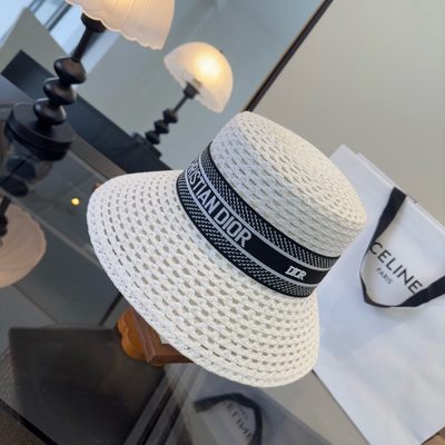 Dior D-Bobby straw bucket hat — 5