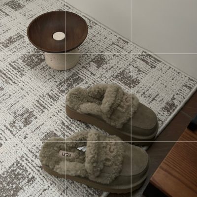 UGG tan suede platform slippers — 5