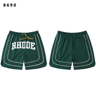 RHUDE Collegiate nylon logo shorts — 4