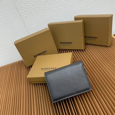 Burberry Small Check Folding Wallet — 3