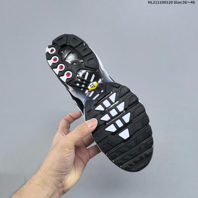 Nike Air Max Plus TN Smokes in black and white — 6