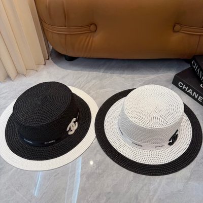 Chanel woven straw hat — 9