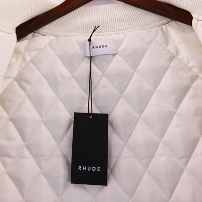 Rhude brown and cream satin souvenir jacket — 6